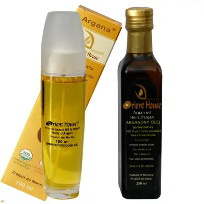 arganový olej kosmetický a potravinářský